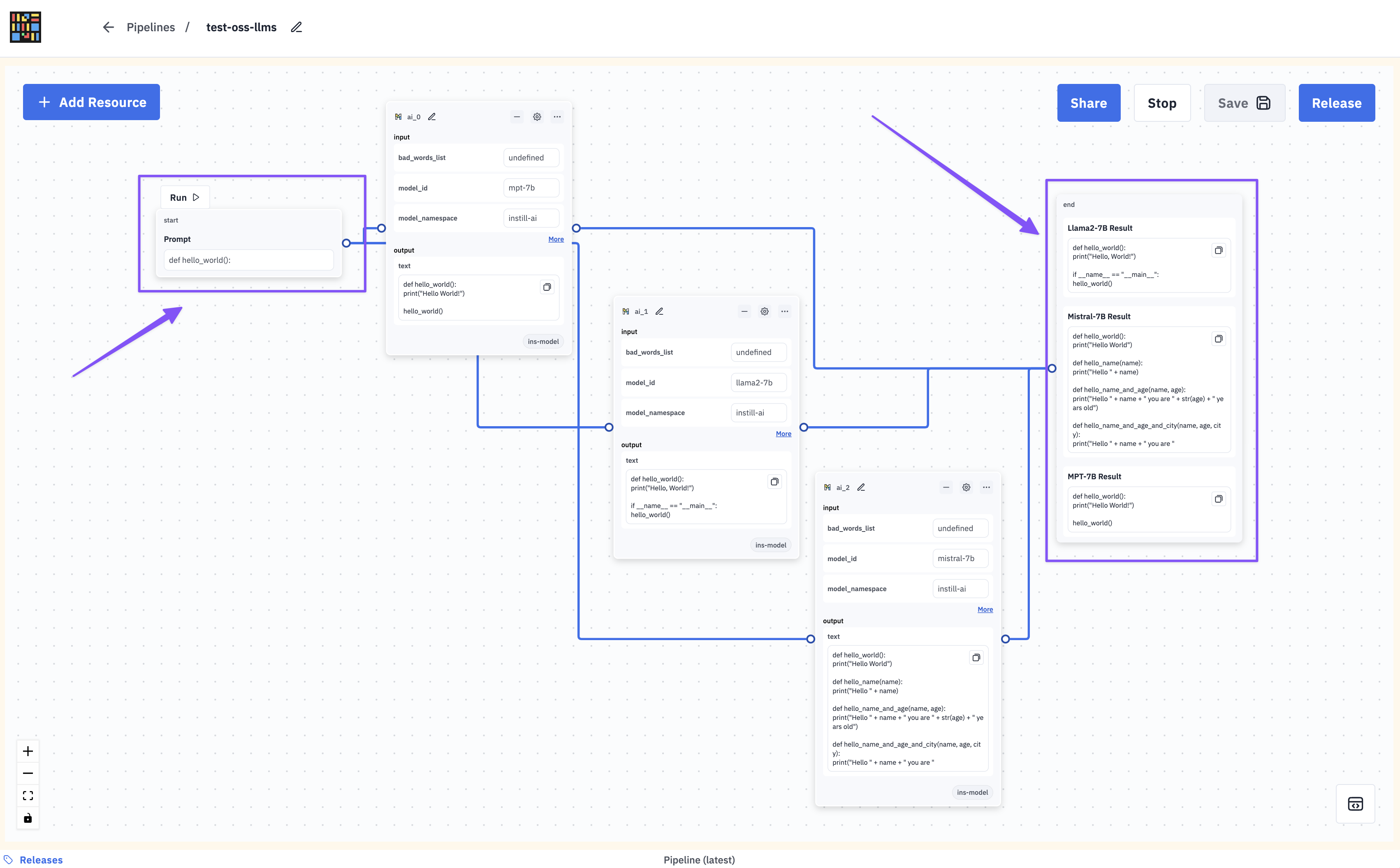 Test the pipeline with real data