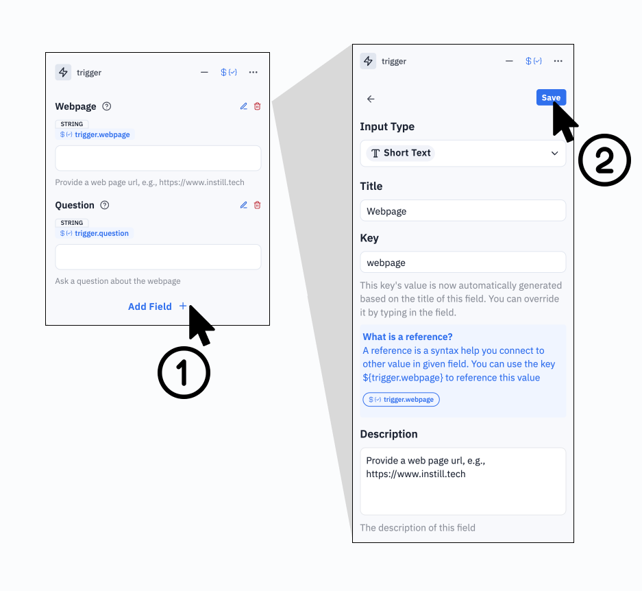 Step 2 : Configure Trigger Component